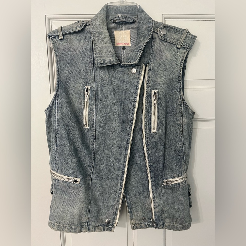 REBECCA TAYLOR denim vest